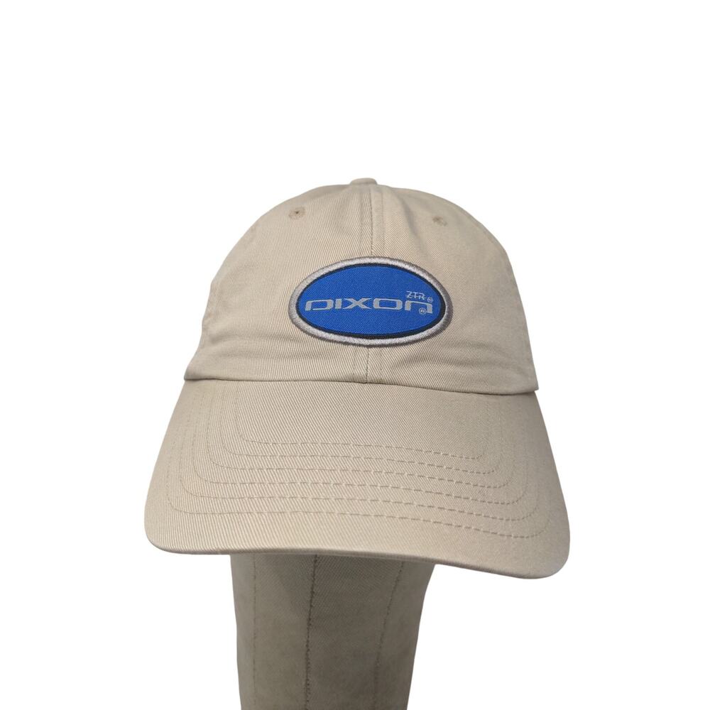 Dixon ZTR Slideback Hat Adjustable Khaki Blue Spell Out Embroidered Patch
